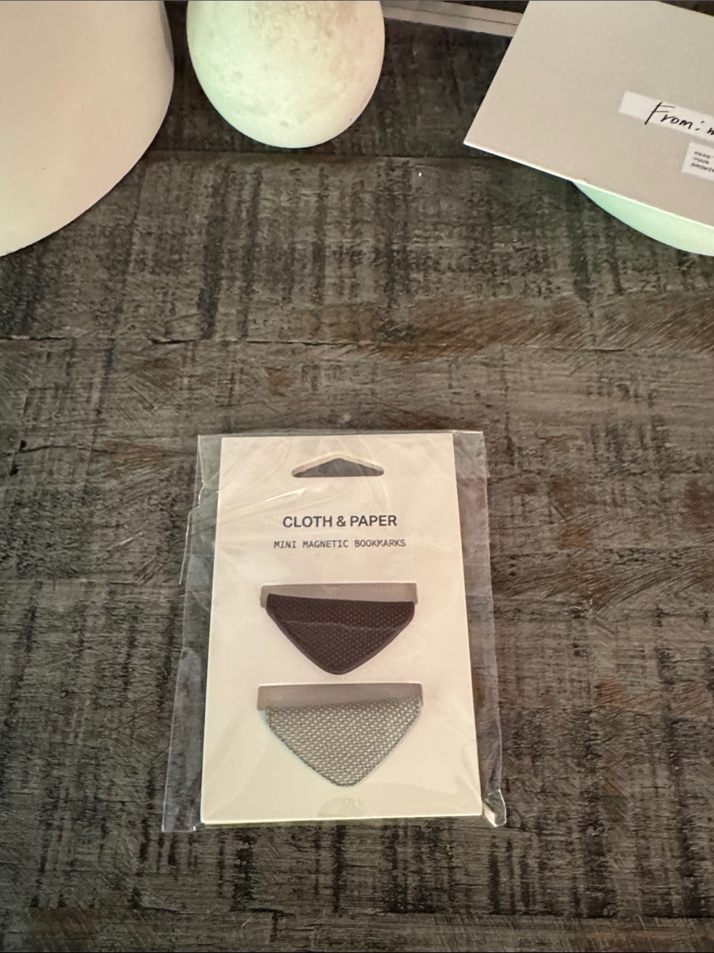 🏷️ NWT Cloth & Paper Mini Magnetic Bookmarks